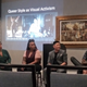 Panelists discuss their experiences in the fashion industry during Friday’s “Queer Style as Visual Activism” session.